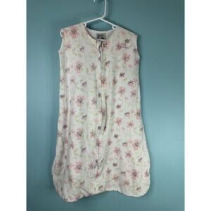 HALO SleepSack Wearable Blanket in a wildflower blush floral Medium 6-12 months